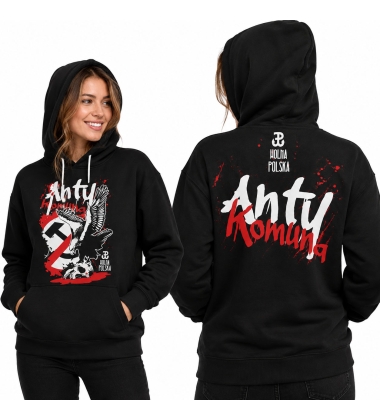 BLUZA DAMSKA Z KAPTUREM ANTY KOMUNA